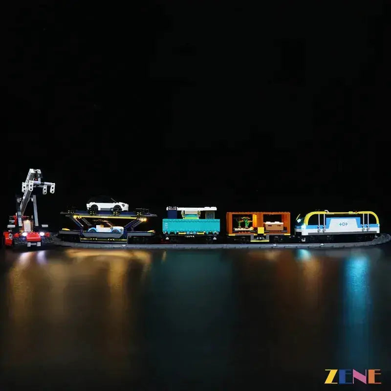 MOC LEGO Freight Train Light Kit With Realistic Illumination - ToylandEU