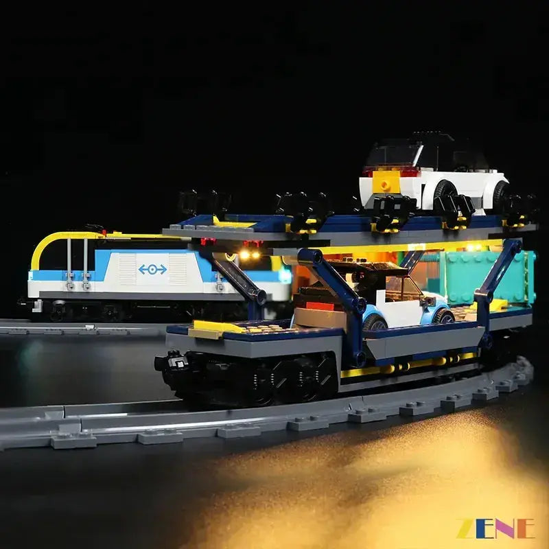 MOC LEGO Freight Train Light Kit With Realistic Illumination - ToylandEU