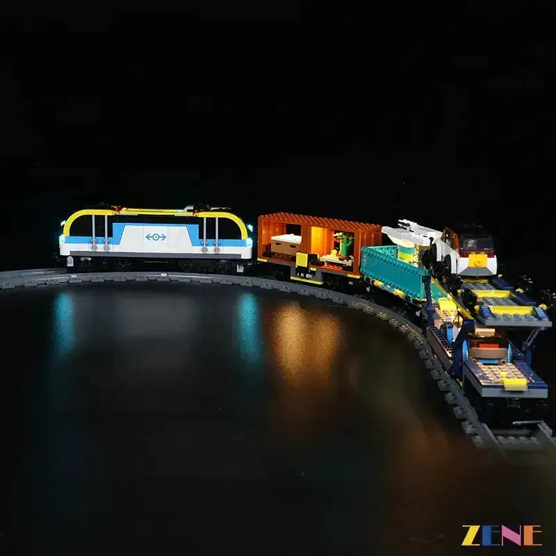MOC LEGO Freight Train Light Kit With Realistic Illumination - ToylandEU