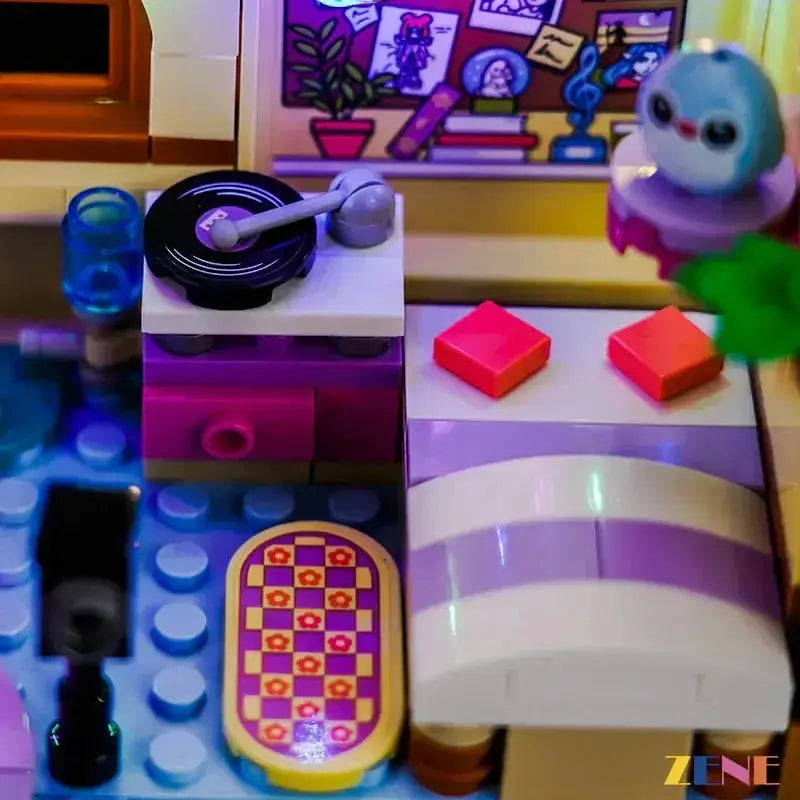 MOC Lego Friends Light Kit For 42647 Paisleys Room Multicolor LEDs - ToylandEU