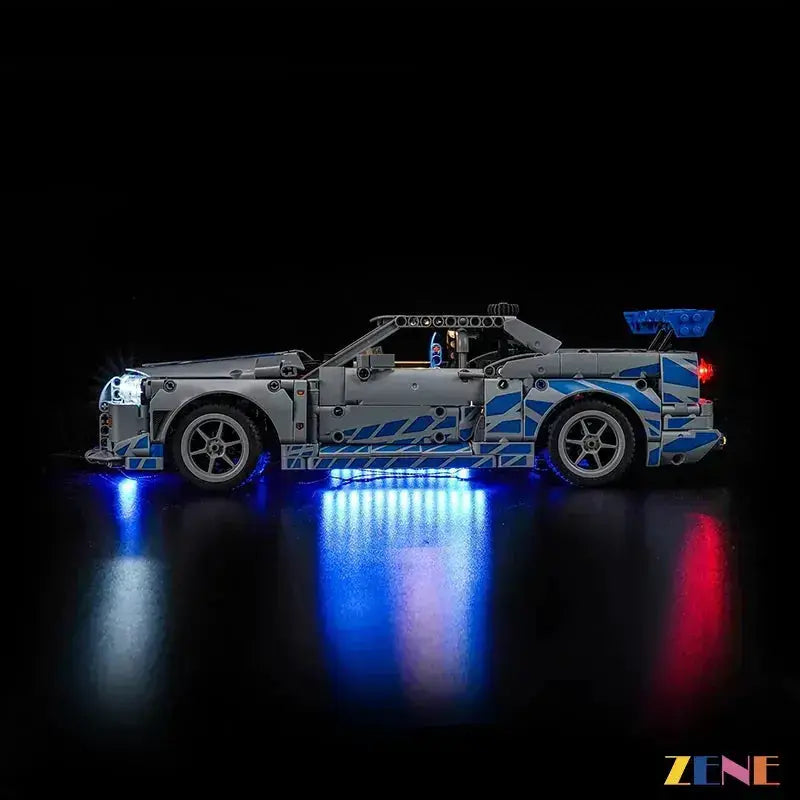 Light Kit for LEGO Furious Nissan Skyline GT-R (R34) Car #42210 - ToylandEU