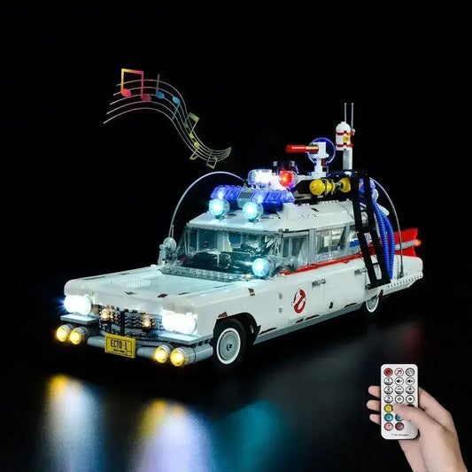 MOC LEGO Ghostbusters ECTO1 Light Kit Illuminates Display For 10274 - ToylandEU