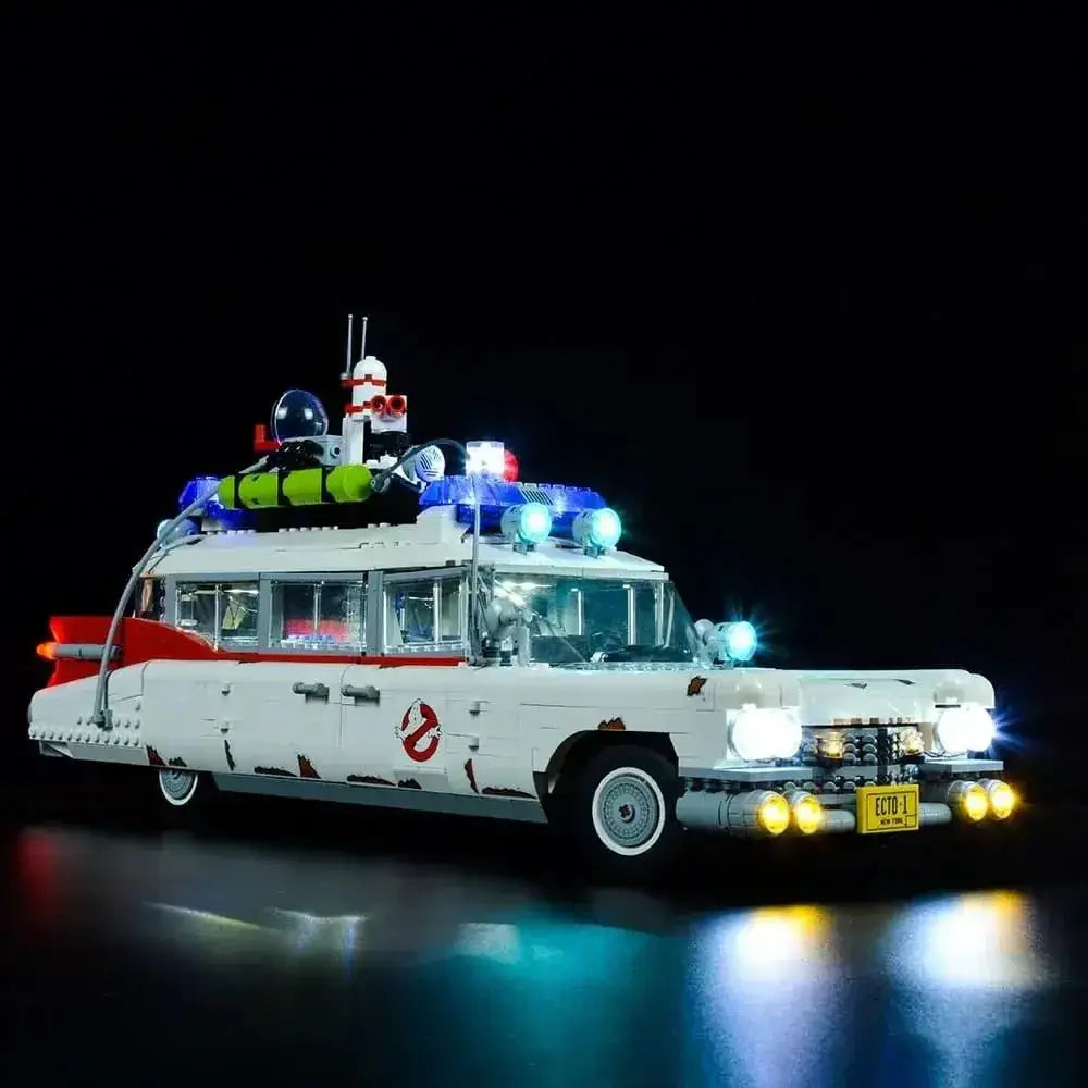 MOC LEGO Ghostbusters ECTO1 Light Kit Illuminates Display For 10274 - ToylandEU