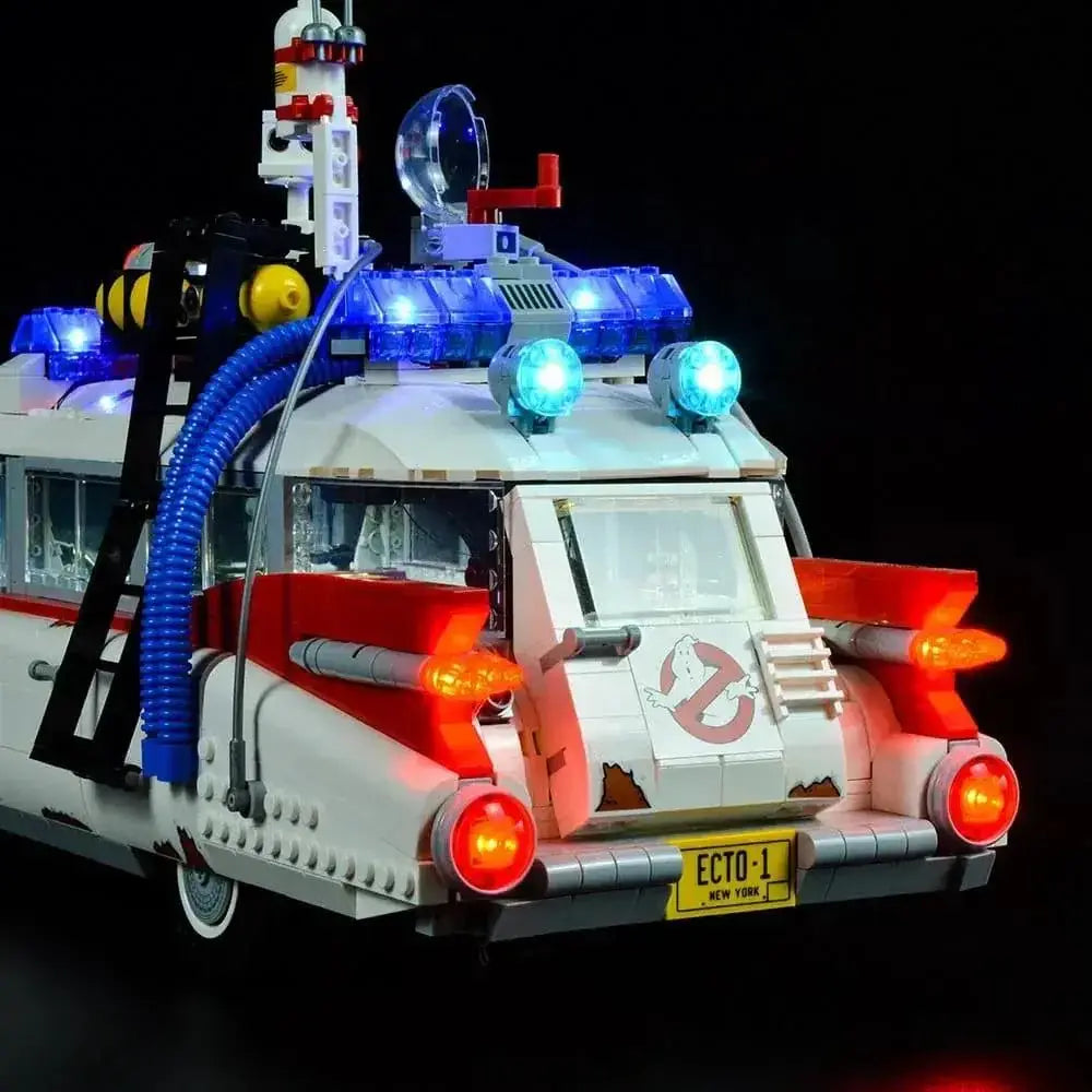 MOC LEGO Ghostbusters ECTO1 Light Kit Illuminates Display For 10274 - ToylandEU