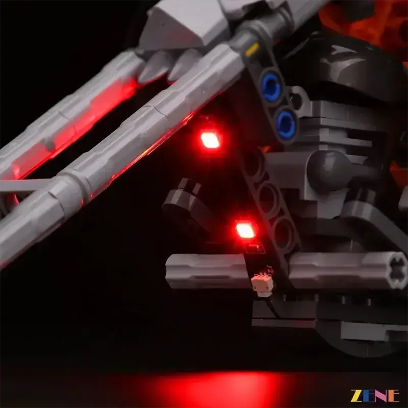 MOC LEGO Ghost Rider Light Kit for 76245 Mech and Bike - ToylandEU