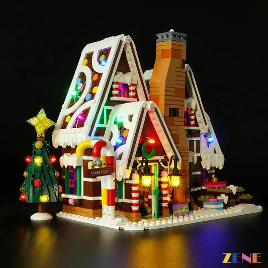 MOC LEGO Gingerbread House 10267 Light Kit With Warm Illumination - ToylandEU