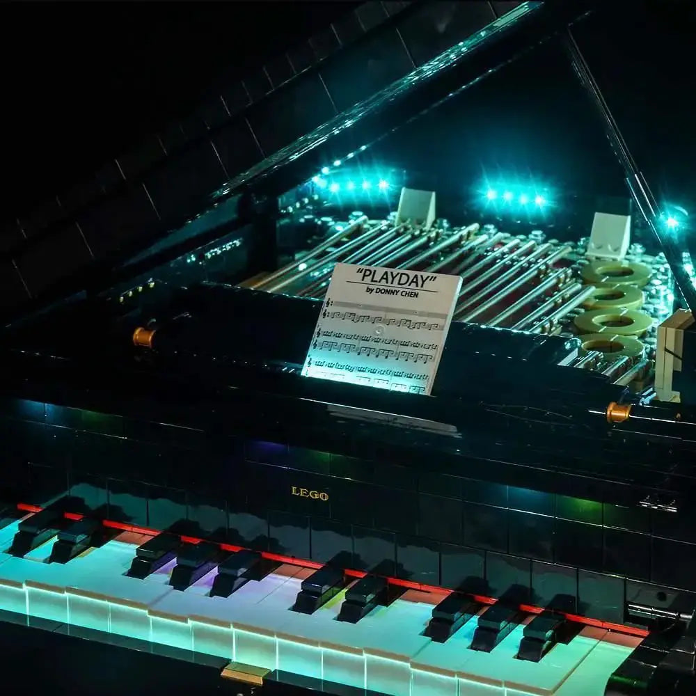 MOC LEGO Grand Piano Light Kit For 21323 With Brilliant Illumination - ToylandEU