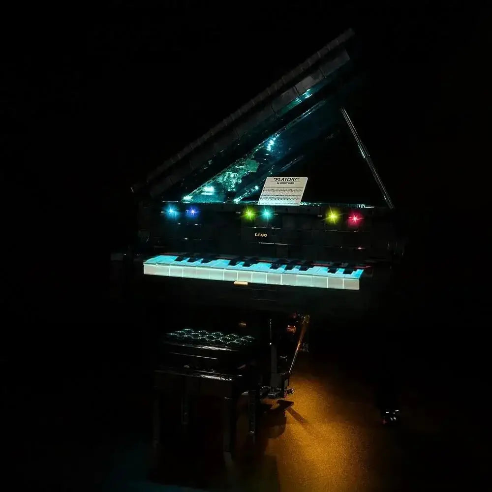MOC LEGO Grand Piano Light Kit For 21323 With Brilliant Illumination - ToylandEU