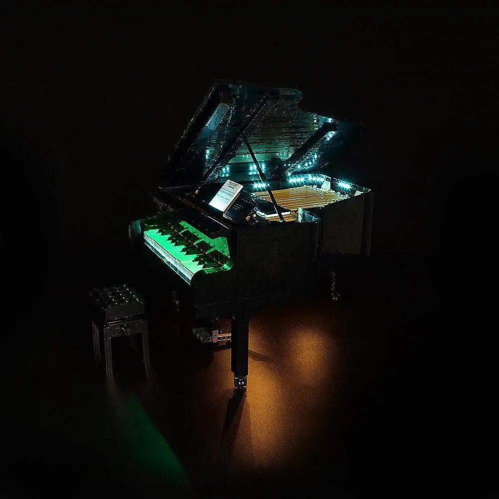 MOC LEGO Grand Piano Light Kit For 21323 With Brilliant Illumination - ToylandEU