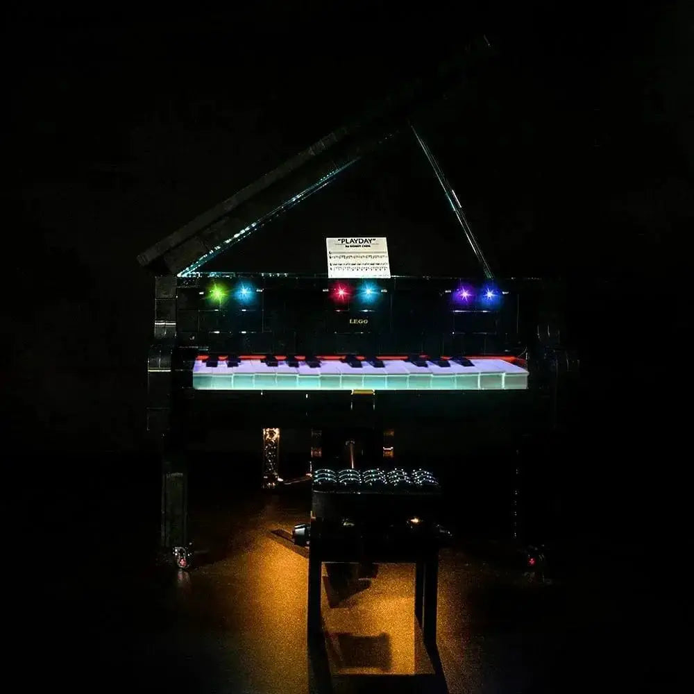 MOC LEGO Grand Piano Light Kit For 21323 With Brilliant Illumination - ToylandEU