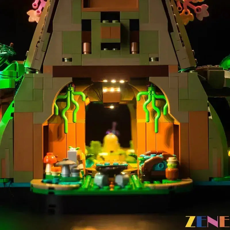 MOC LED Light Kit Illuminates LEGO Deku Tree 77092 Display - ToylandEU