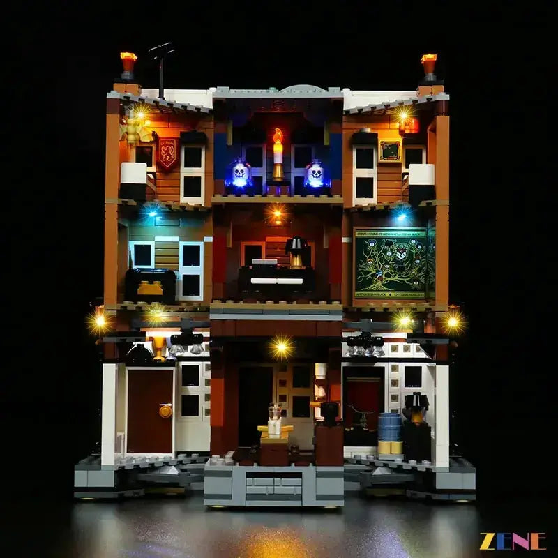 MOC LEGO Grimmauld Place Light Kit For 76408 Illuminates Your Build - ToylandEU