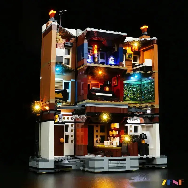 MOC LEGO Grimmauld Place Light Kit For 76408 Illuminates Your Build - ToylandEU