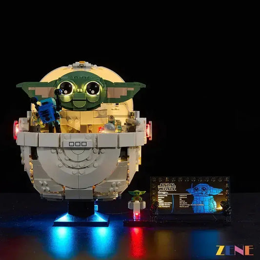 MOC LEGO Grogu Light Kit With Hover Pram LED Illumination - ToylandEU