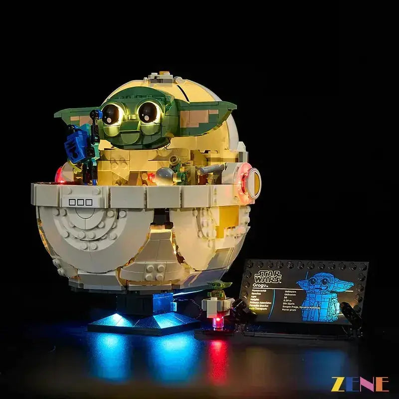 MOC LEGO Grogu Light Kit With Hover Pram LED Illumination - ToylandEU