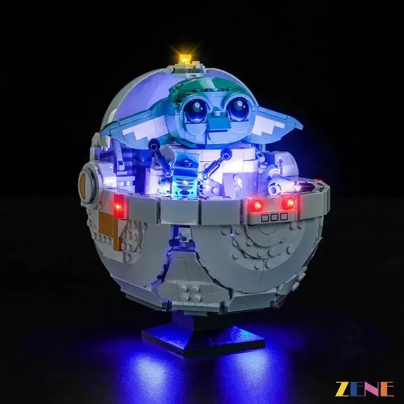 MOC LEGO Grogu Light Kit With Hover Pram LED Illumination - ToylandEU