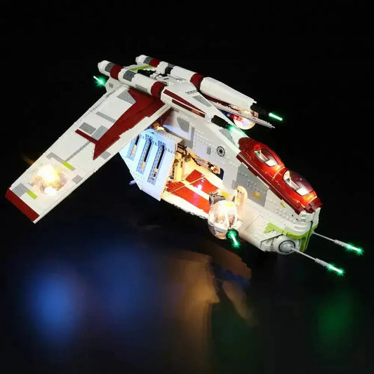 MOC LEGO Gunship Light Kit For 75309 Easy Install Lighting - ToylandEU