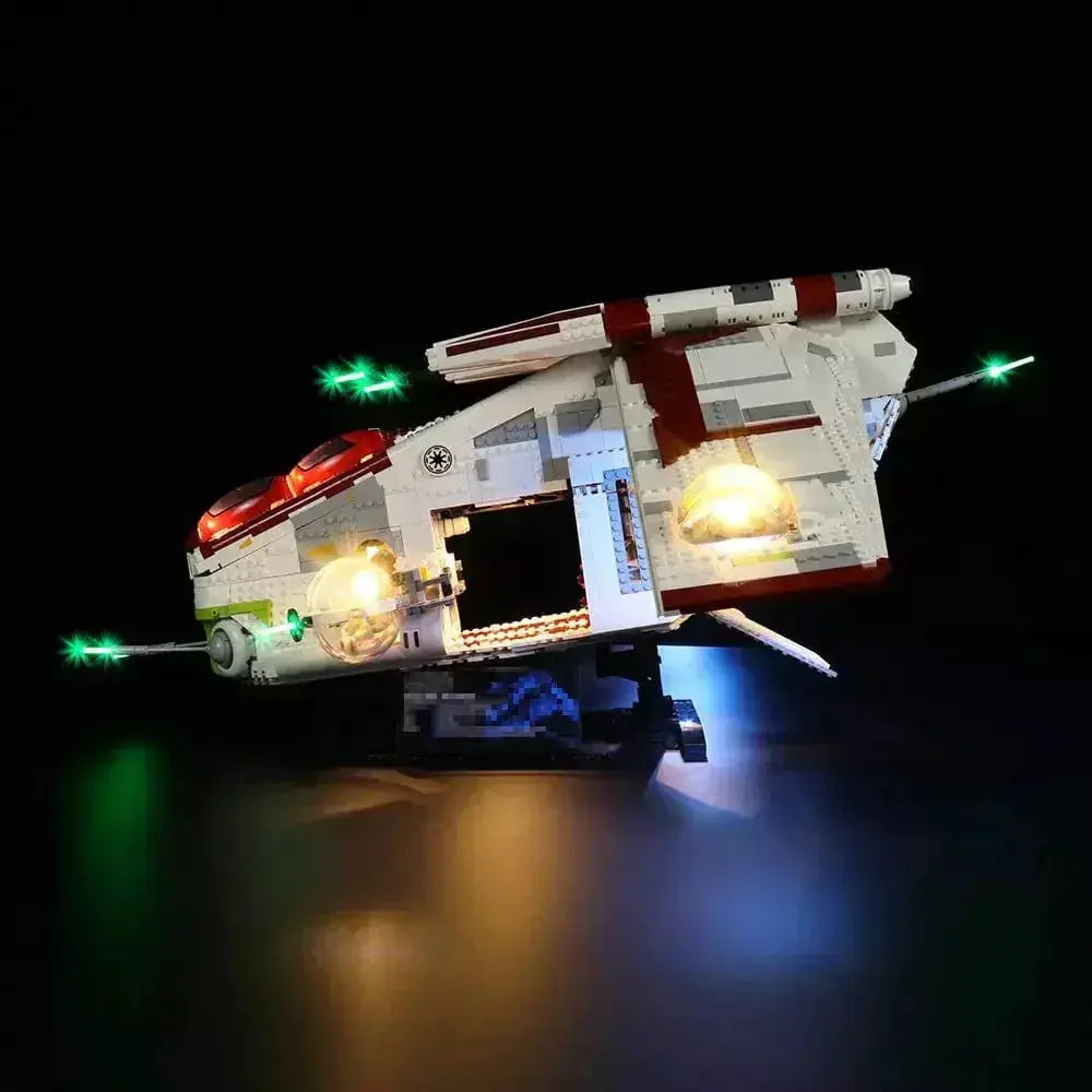 MOC LEGO Gunship Light Kit For 75309 Easy Install Lighting - ToylandEU