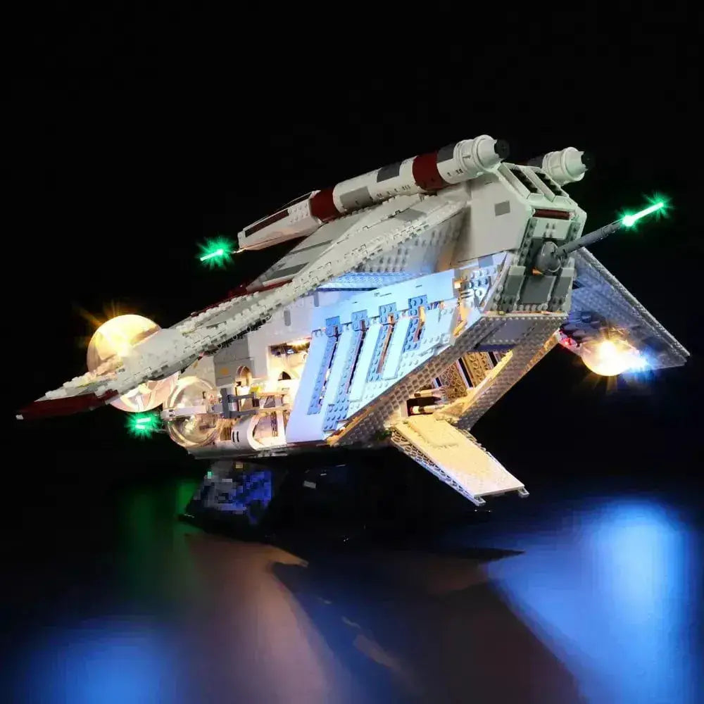 MOC LEGO Gunship Light Kit For 75309 Easy Install Lighting - ToylandEU