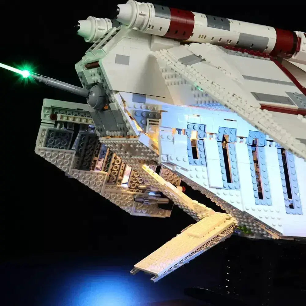 MOC LEGO Gunship Light Kit For 75309 Easy Install Lighting - ToylandEU