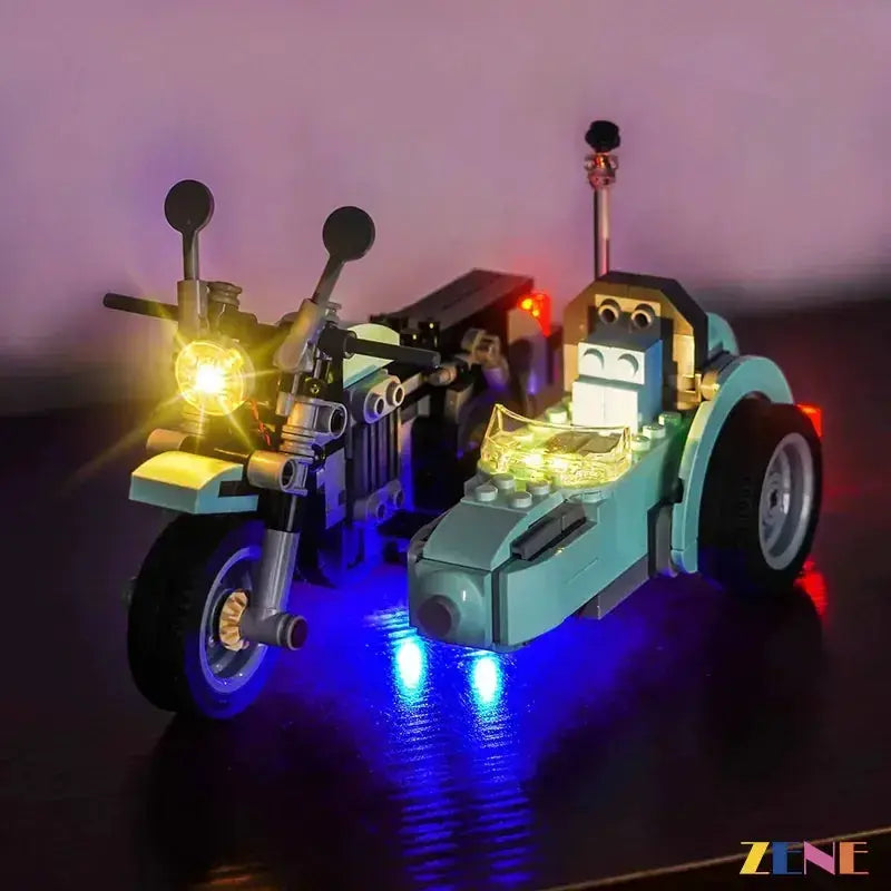 MOC Lego LED Light Kit Illuminates Hagrid And Harry's Motorcycle Ride - ToylandEU
