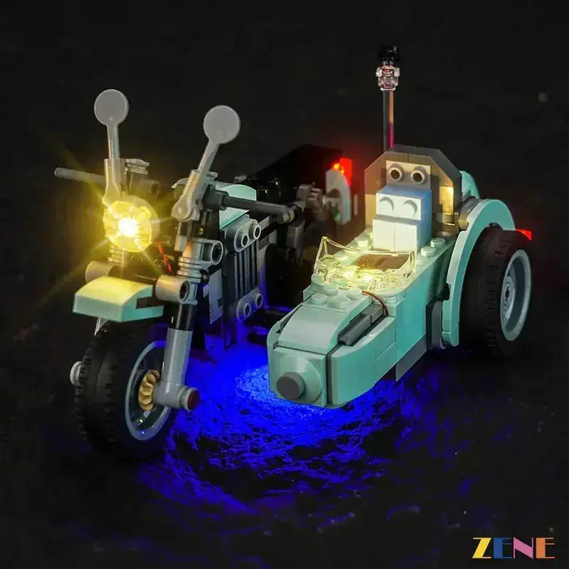 MOC Lego LED Light Kit Illuminates Hagrid And Harry's Motorcycle Ride - ToylandEU