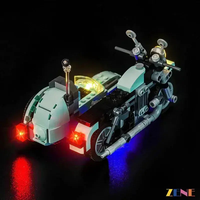 MOC Lego LED Light Kit Illuminates Hagrid And Harry's Motorcycle Ride - ToylandEU