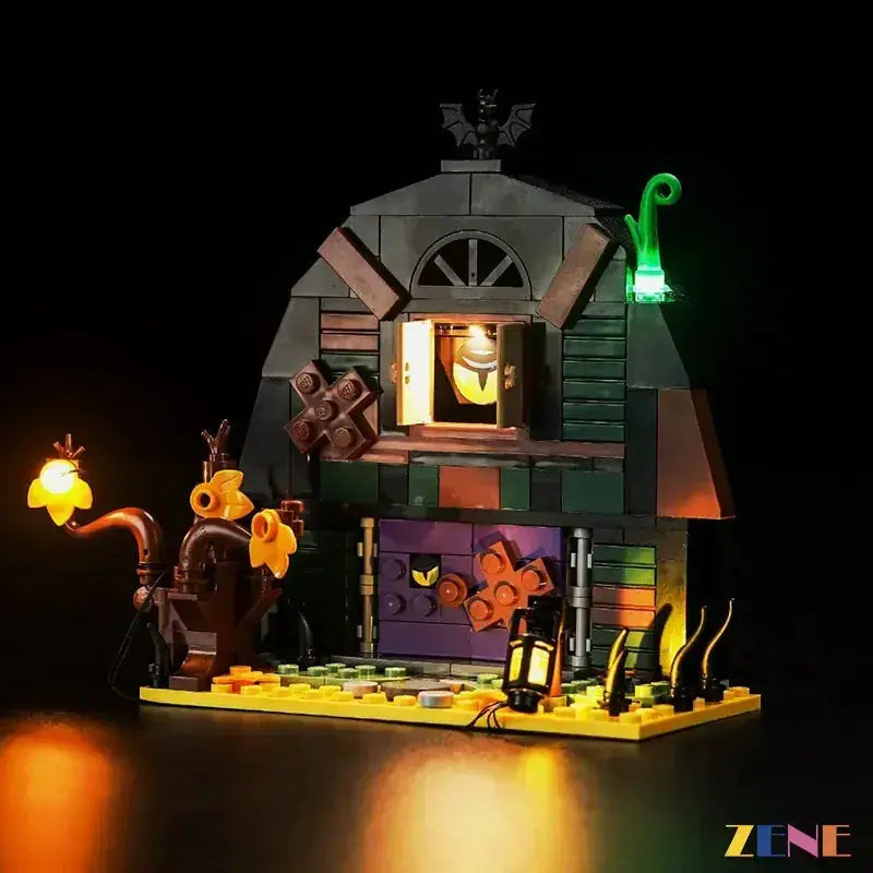 MOC LEGO Halloween Barn Light Kit for 40721 Ambient Glow - ToylandEU