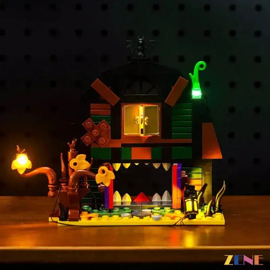 MOC LEGO Halloween Barn Light Kit for 40721 Ambient Glow - ToylandEU