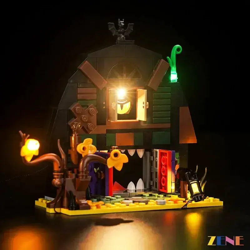 MOC LEGO Halloween Barn Light Kit for 40721 Ambient Glow - ToylandEU