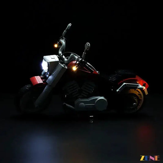MOC Lego Harley-Davidson Fat Boy Lighting Kit Easy Install - ToylandEU