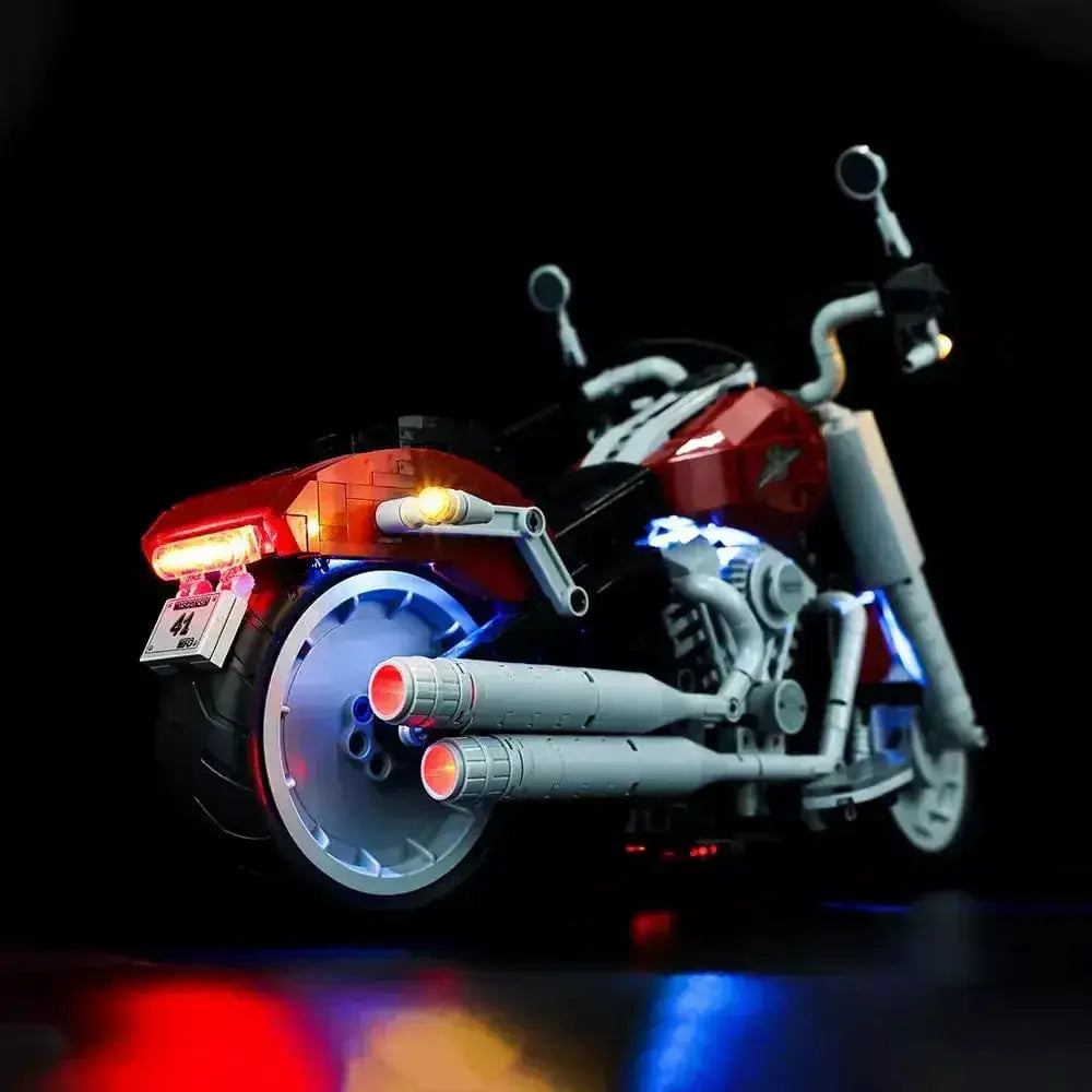 MOC LEGO Harley Davidson Fat Boy Light Kit With Bright LEDs - ToylandEU