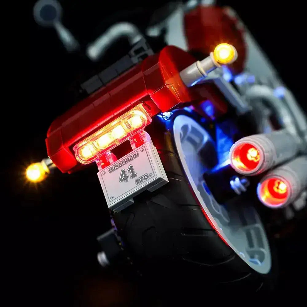 MOC LEGO Harley Davidson Fat Boy Light Kit With Bright LEDs - ToylandEU