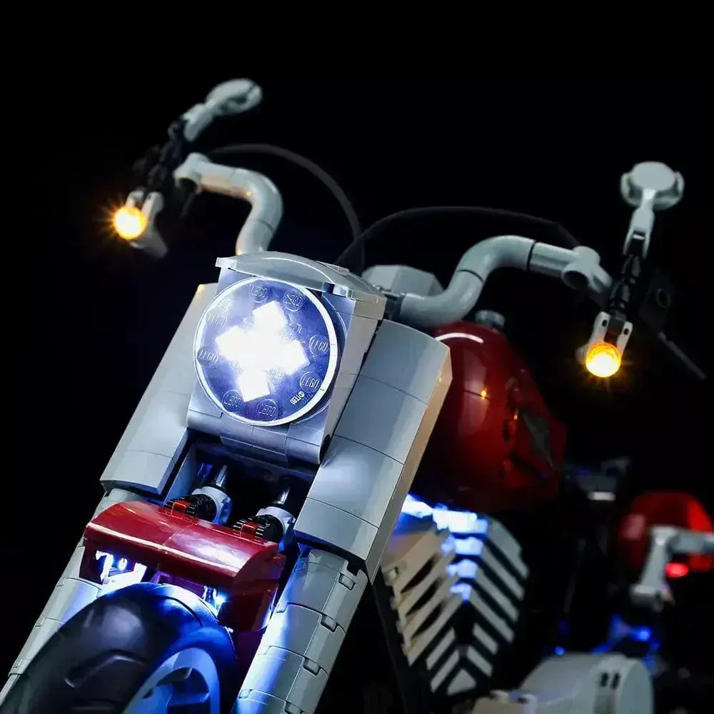 MOC LEGO Harley Davidson Fat Boy Light Kit With Bright LEDs - ToylandEU