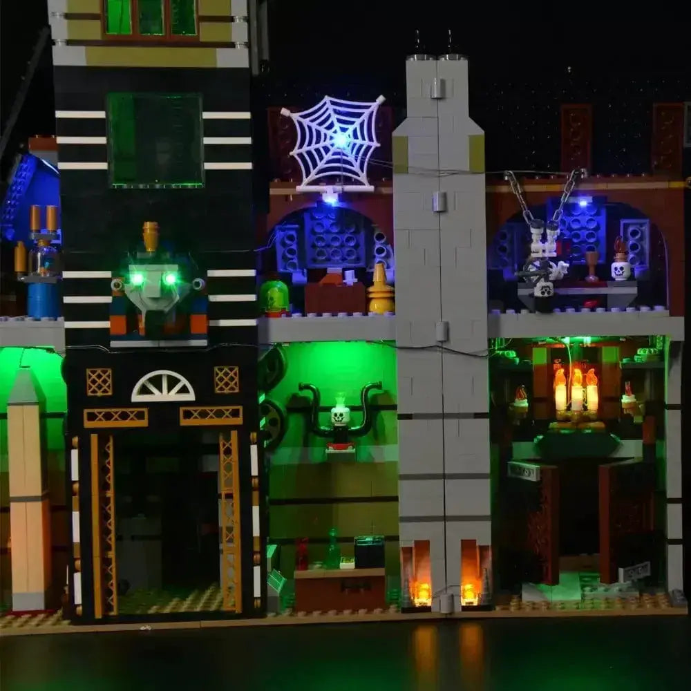 MOC LEGO Haunted House Lighting Kit For 10273 Set Glow - ToylandEU