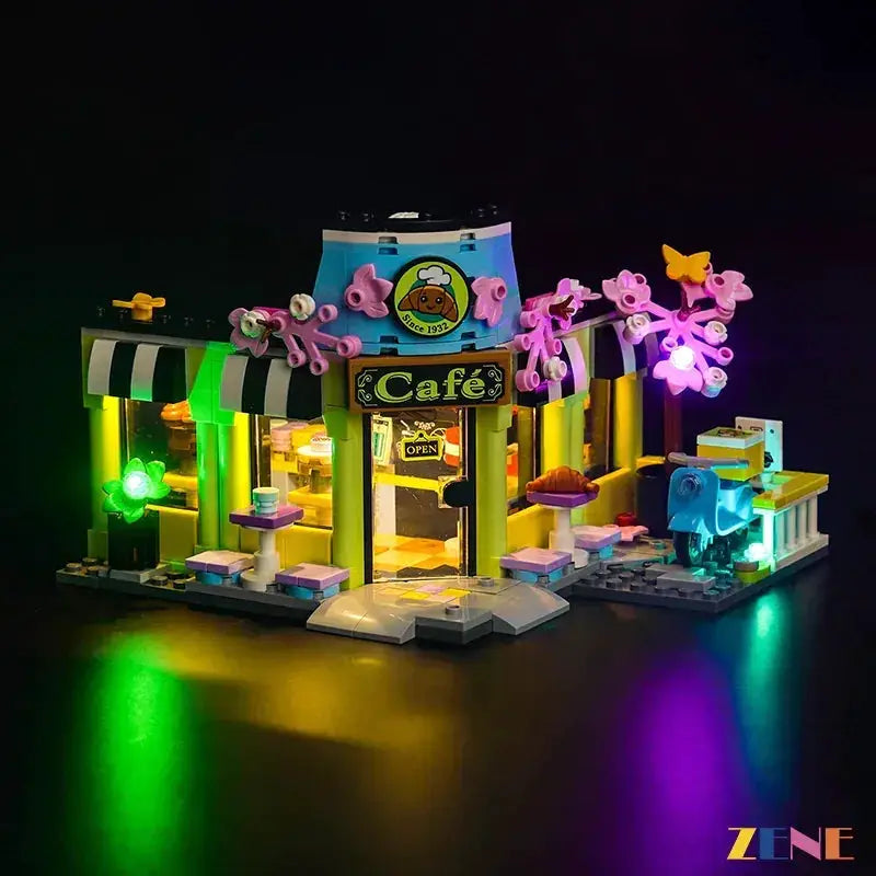MOC LEGO Light Kit for Heartlake City Cafe with Warm LEDs - ToylandEU