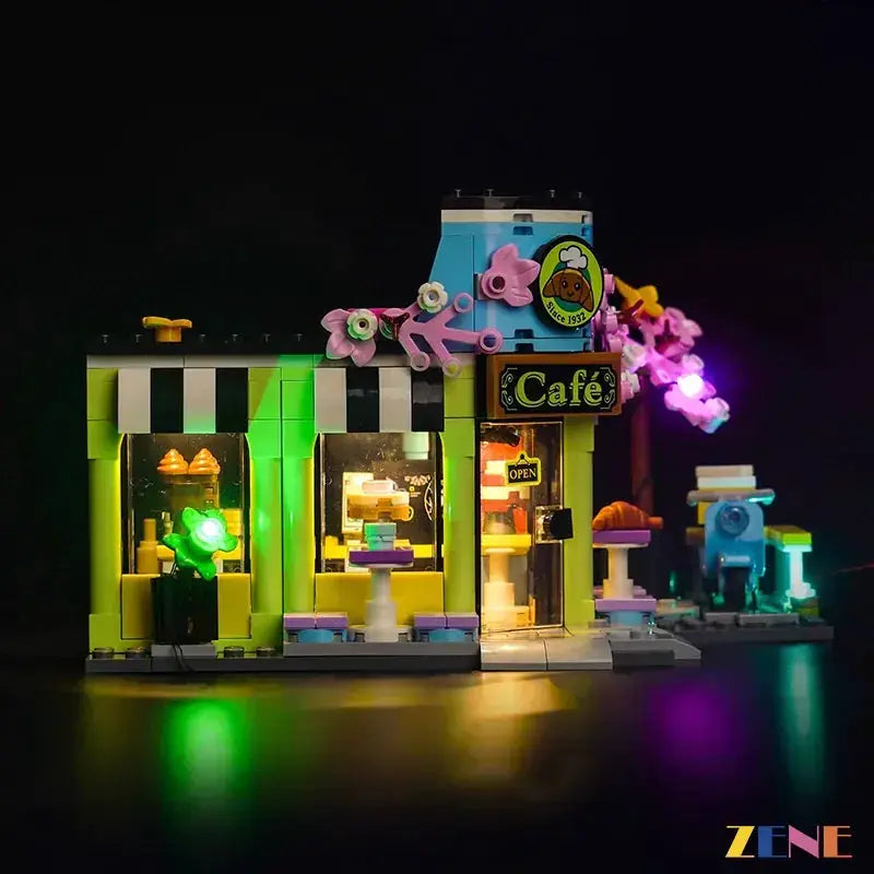 MOC LEGO Light Kit for Heartlake City Cafe with Warm LEDs - ToylandEU