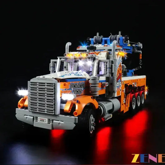 MOC LEGO Tow Truck Light Kit For 42128 Simple Install Guide - ToylandEU