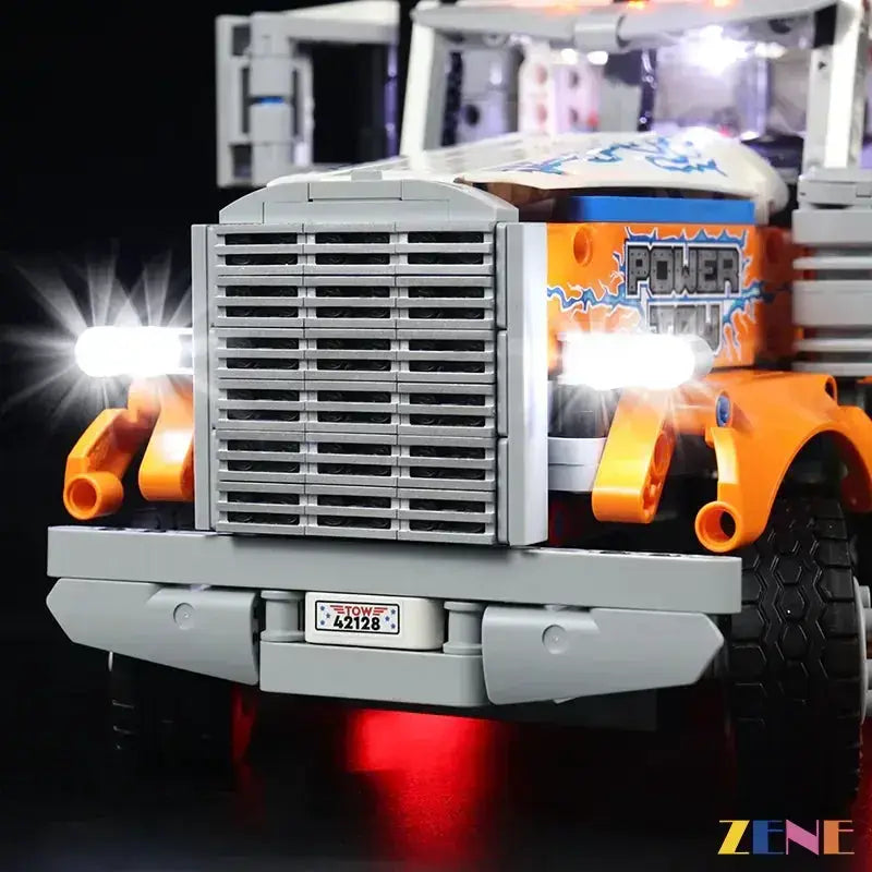 MOC LEGO Tow Truck Light Kit For 42128 Simple Install Guide - ToylandEU