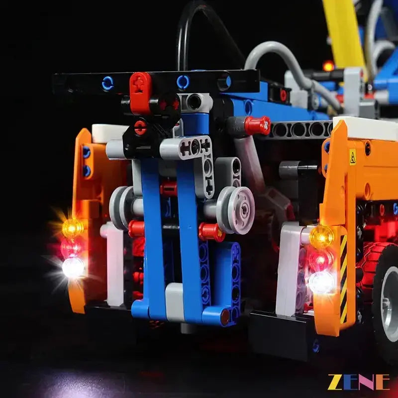 MOC LEGO Tow Truck Light Kit For 42128 Simple Install Guide - ToylandEU