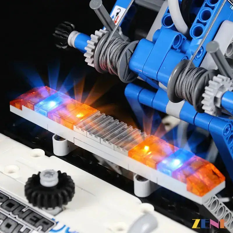 MOC LEGO Tow Truck Light Kit For 42128 Simple Install Guide - ToylandEU