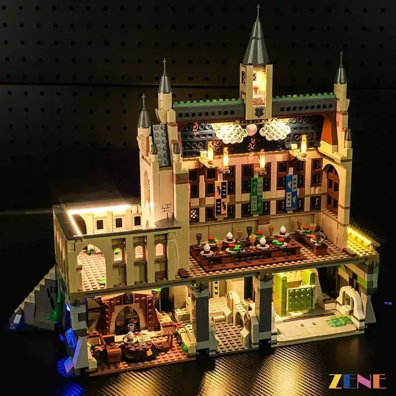 MOC Hogwarts Castle LEGO Light Kit For The Great Hall Illumination - ToylandEU