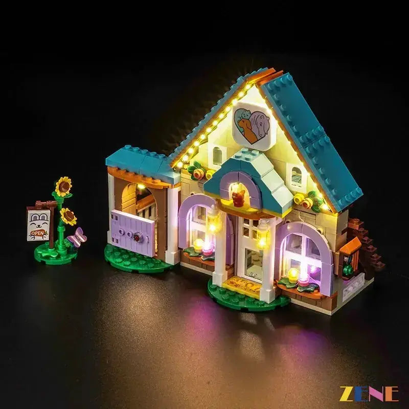 MOC LEGO Light Kit For Horse Vet Clinic With Easy Wiring - ToylandEU