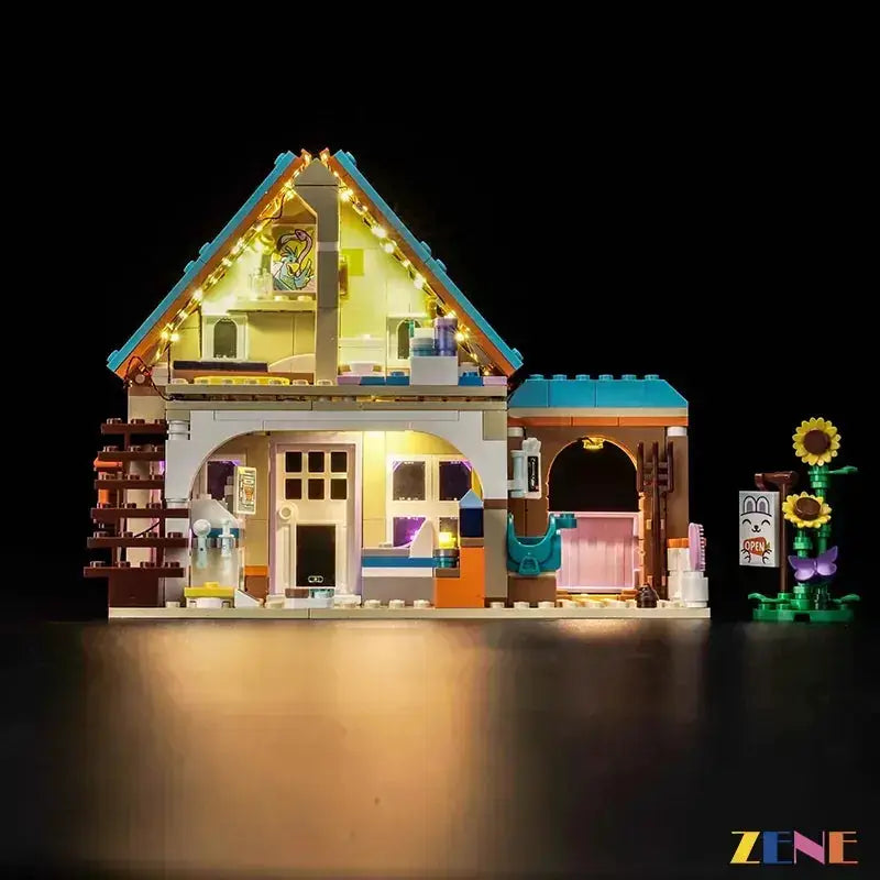 MOC LEGO Light Kit For Horse Vet Clinic With Easy Wiring - ToylandEU