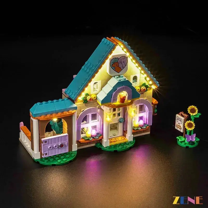 MOC LEGO Light Kit For Horse Vet Clinic With Easy Wiring - ToylandEU