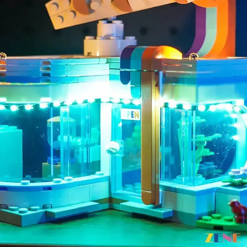 MOC LEGO Light Kit for Ice Cream Shop 60363 Night Glow - ToylandEU