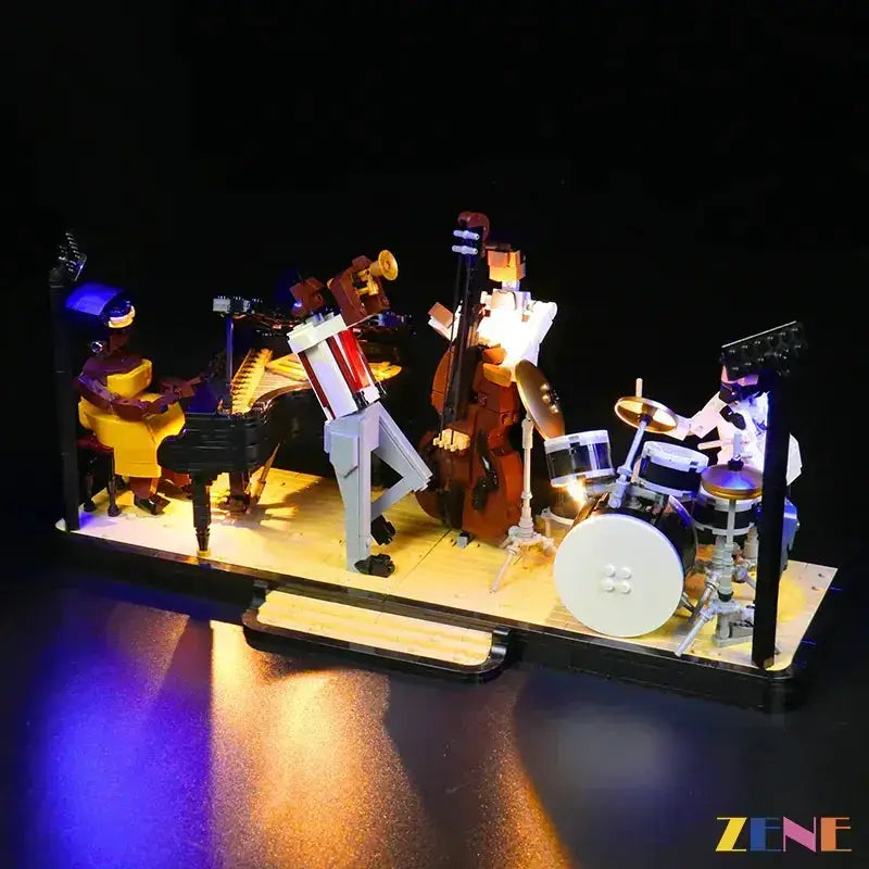 MOC LEGO Jazz Quartet Light Kit For Brilliant Stage Display - ToylandEU