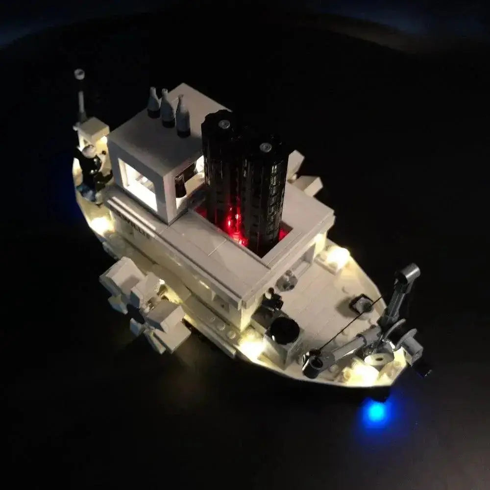 MOC Lego Steamboat Willie Light Kit for 21317 Sets Illuminated - ToylandEU