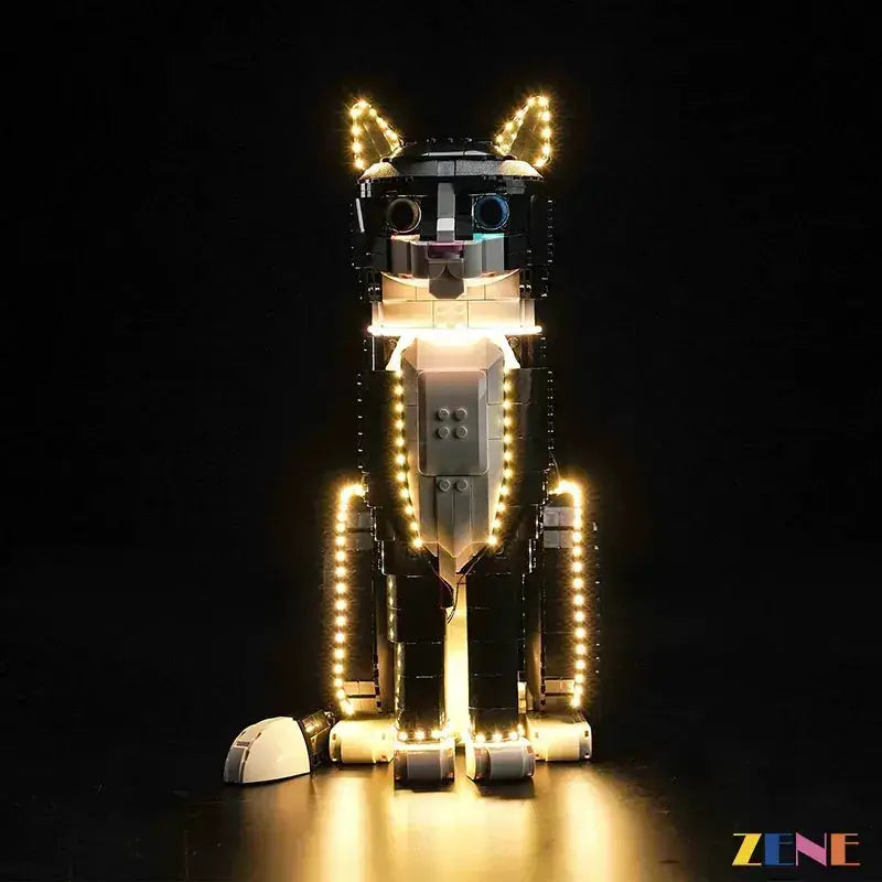 MOC LEGO Light Kit For Tuxedo Cat 21349 With Easy Assembly - ToylandEU