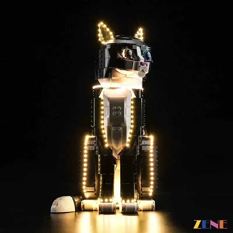 MOC LEGO Light Kit For Tuxedo Cat 21349 With Easy Assembly - ToylandEU